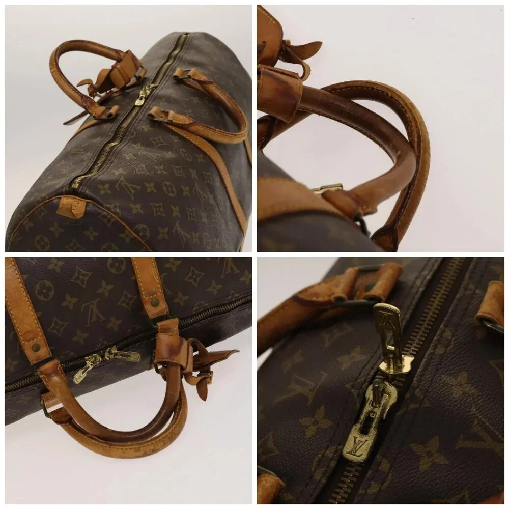 LOUIS VUITTON Monogram Keepall 55 Boston Bag M41424 LV Auth ar13669 - Picture 16 of 16